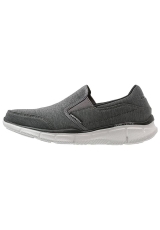 Skechers Sport Mens Equalizer Forward Thinking Slip Ons Chacroal / Black / grey